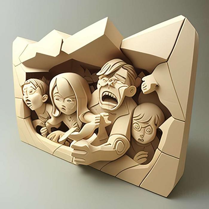 3D модель Супер радикальная семья кляпов Кенджи Хамаока (STL)